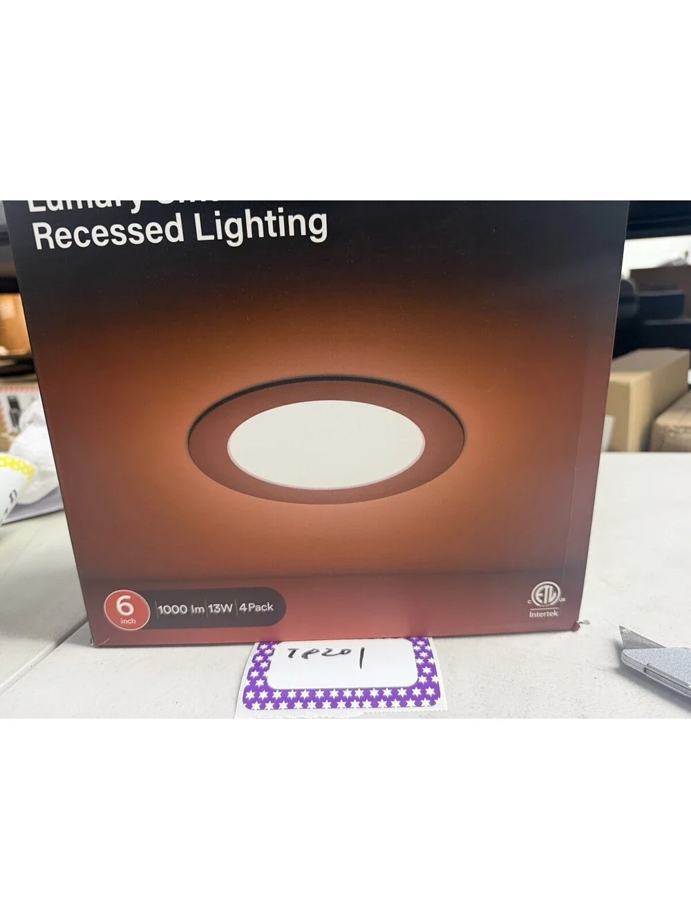 Lumary Smart RGBAI Recessed Lights 6 In 13W 4-pk